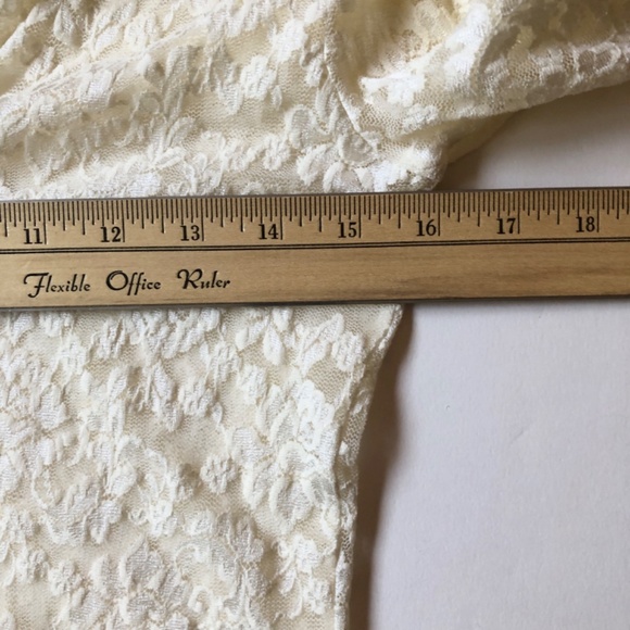 Lace Stretch Button Down Blouse by MODA Int - Picture 5 of 12